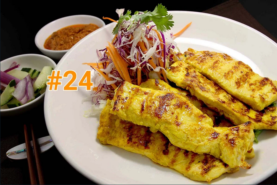 24. Chicken Satay.