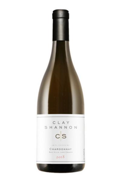 Clay Shannon Lake County Chardonnay - White Wine from California - 750ml Bottle.