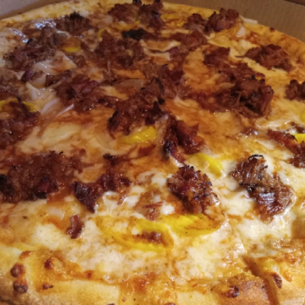Bbq Brisket Pizza.