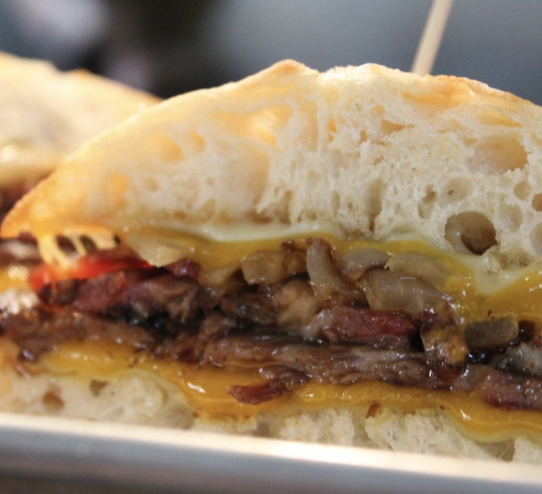 Smoked Brisket Sandwich.