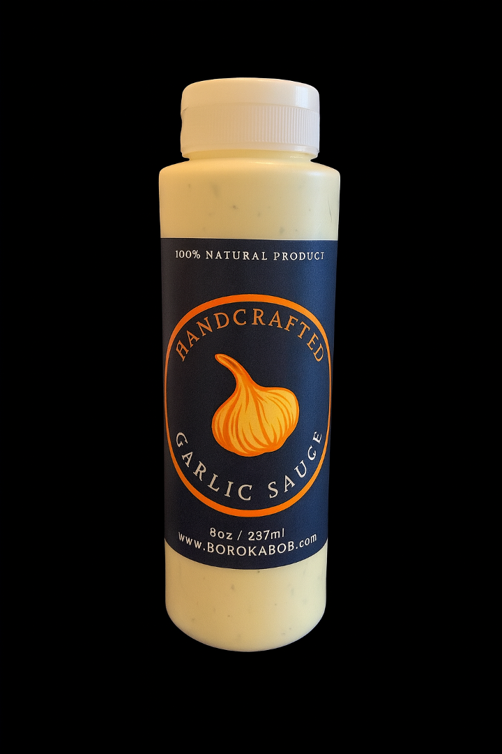 Bottle Spicy Garlic Sauce.