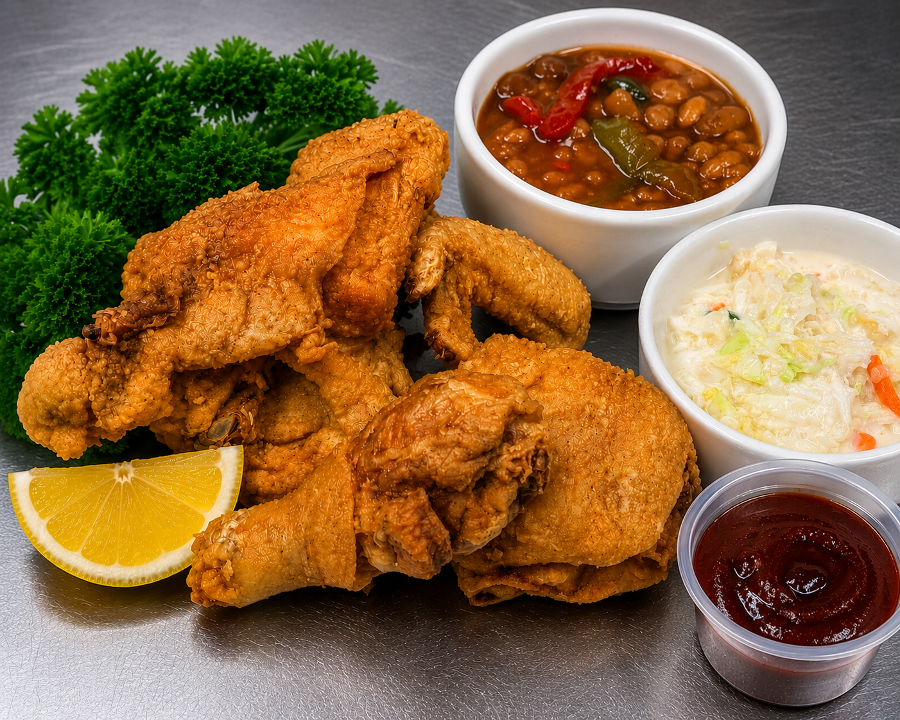 4 Piece Chicken Dinner.