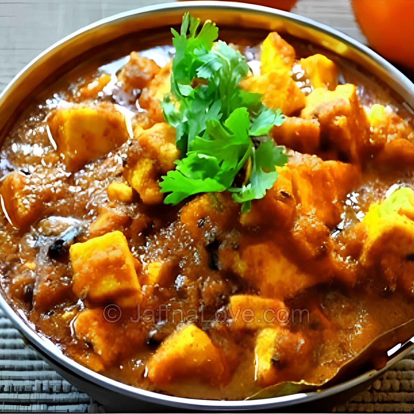 Chettinadu Paneer Curry.