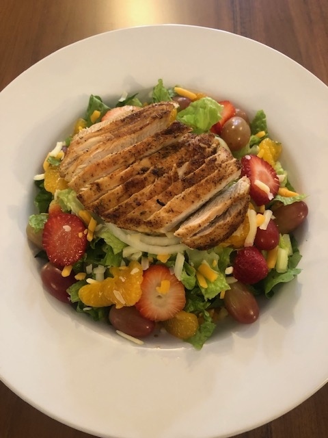 Fruits Lover Chicken Salad.