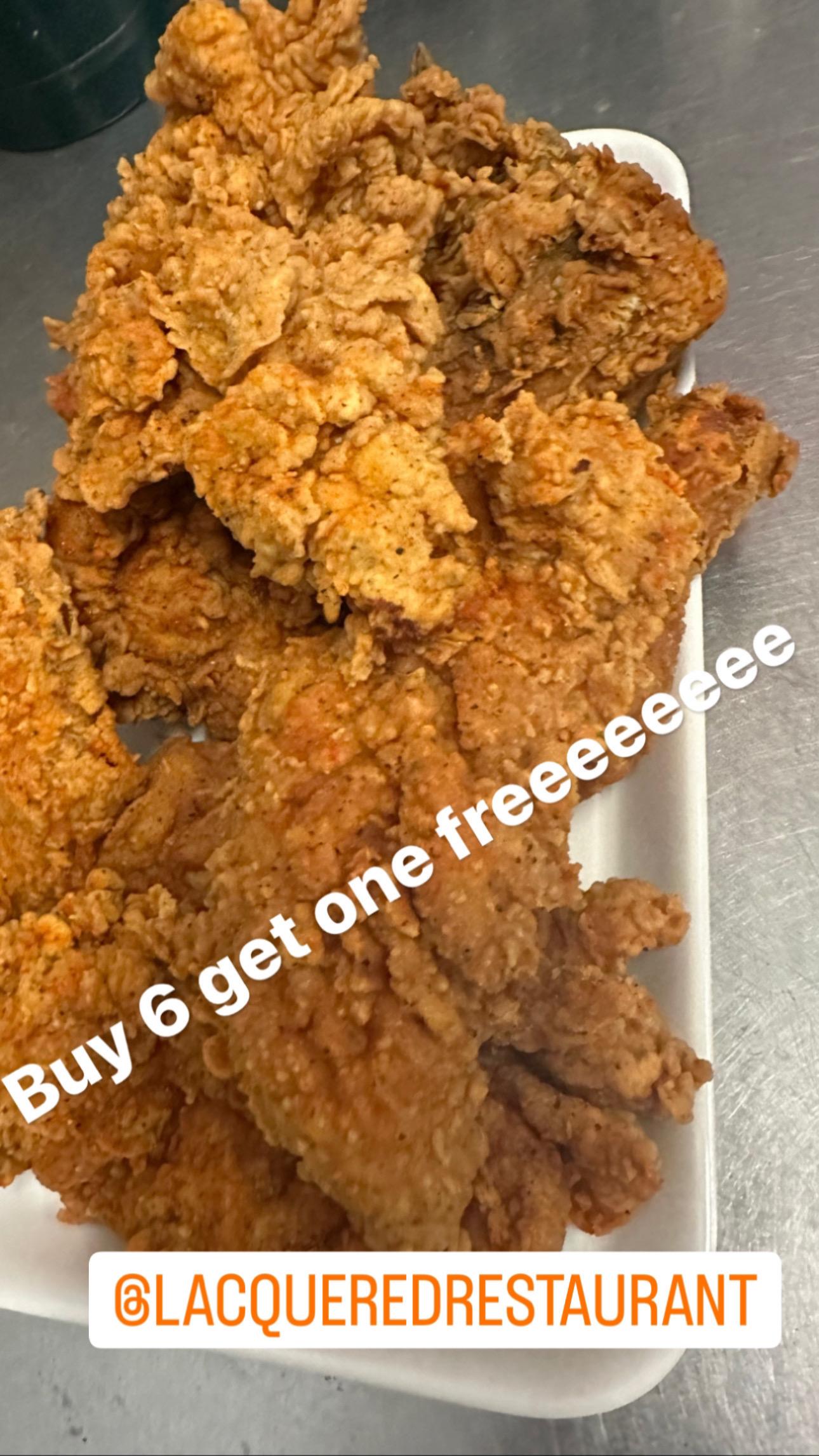 Buy 6 Fried Tenders get 1 FREE.
