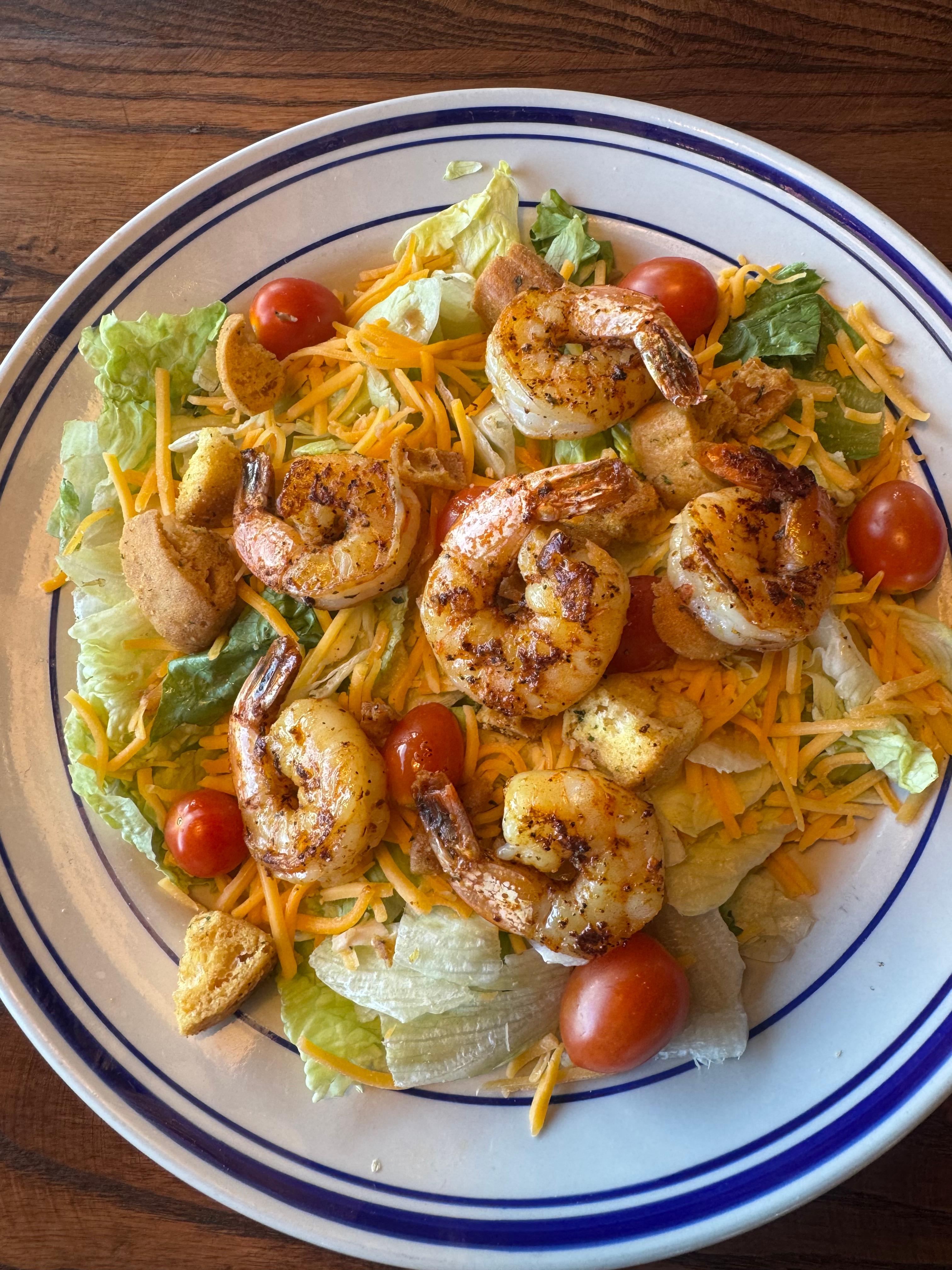 Grilled Shrimp Salad.