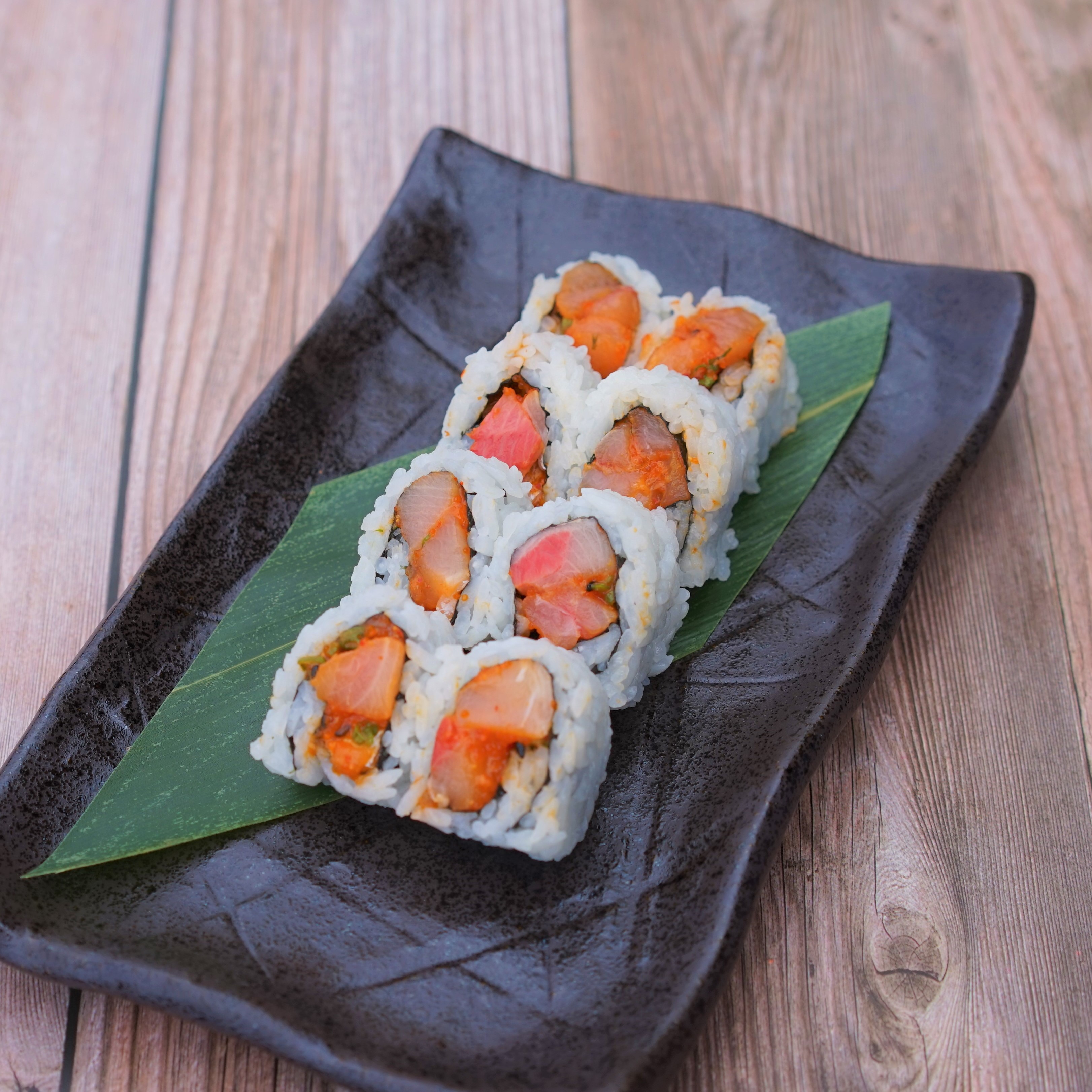 Spicy Yellowtail Roll.