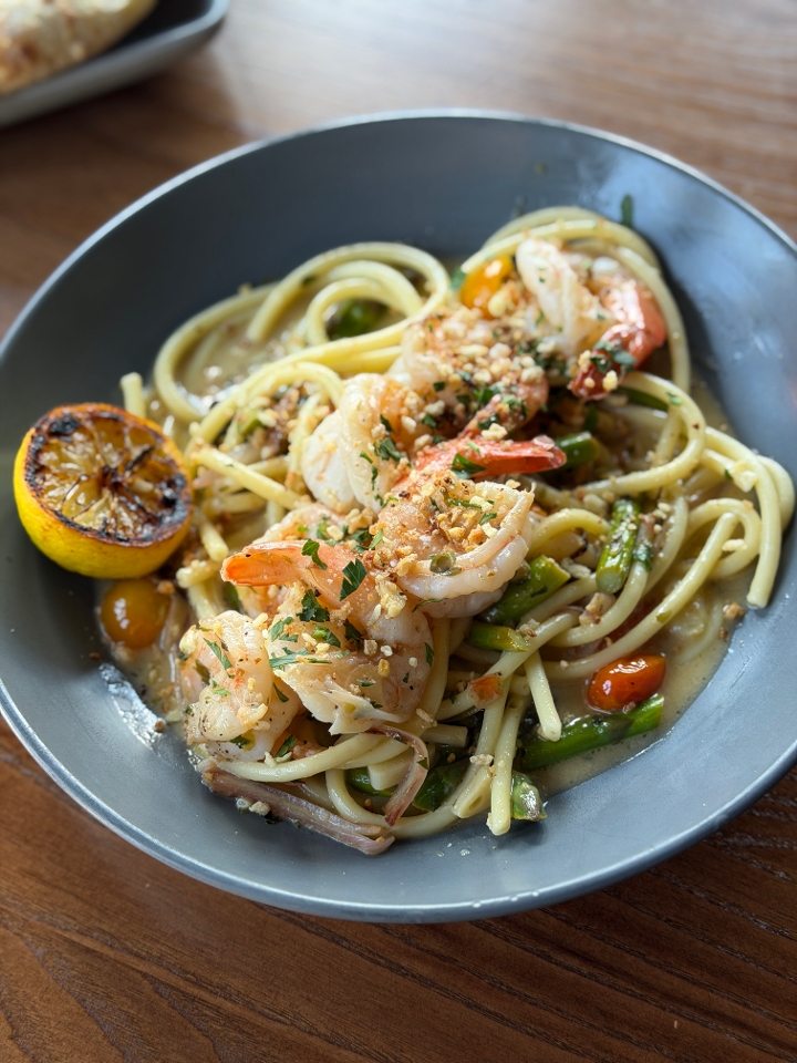SHRIMP PICCATA.