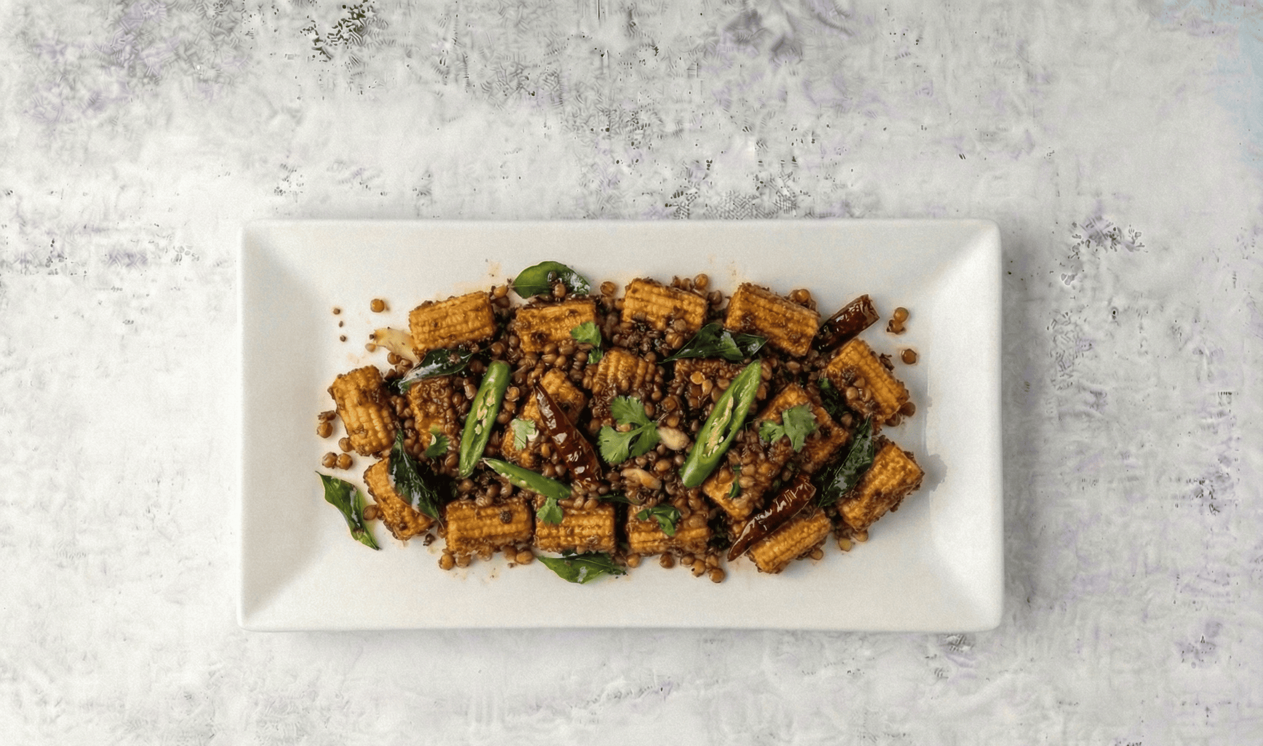 BABY CORN MONAGADI FRY.