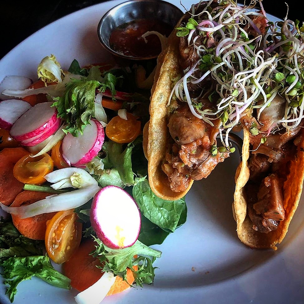 Vegan Jack Fruit Tacos Gluten-Free.