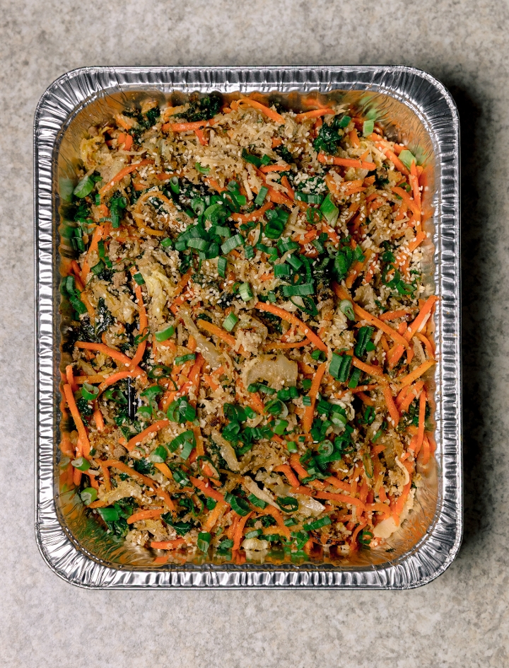 Egg Roll in a Bowl with Grass-Fed Beef.