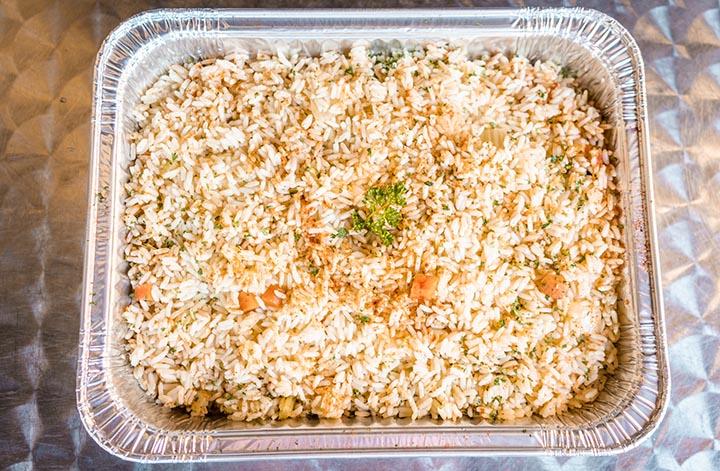 1 GALLON WHITE RICE.