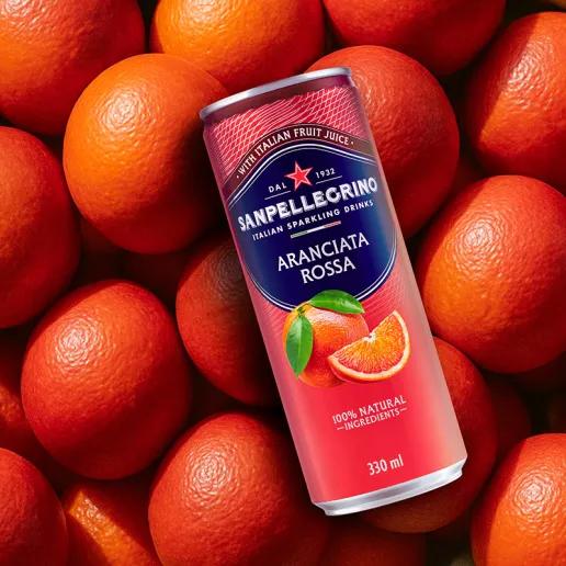 San Pellegrino Aranciata Rossa.