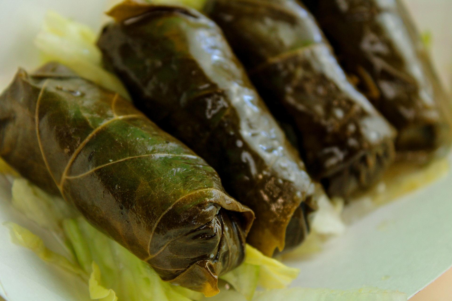 Grape Leaves.