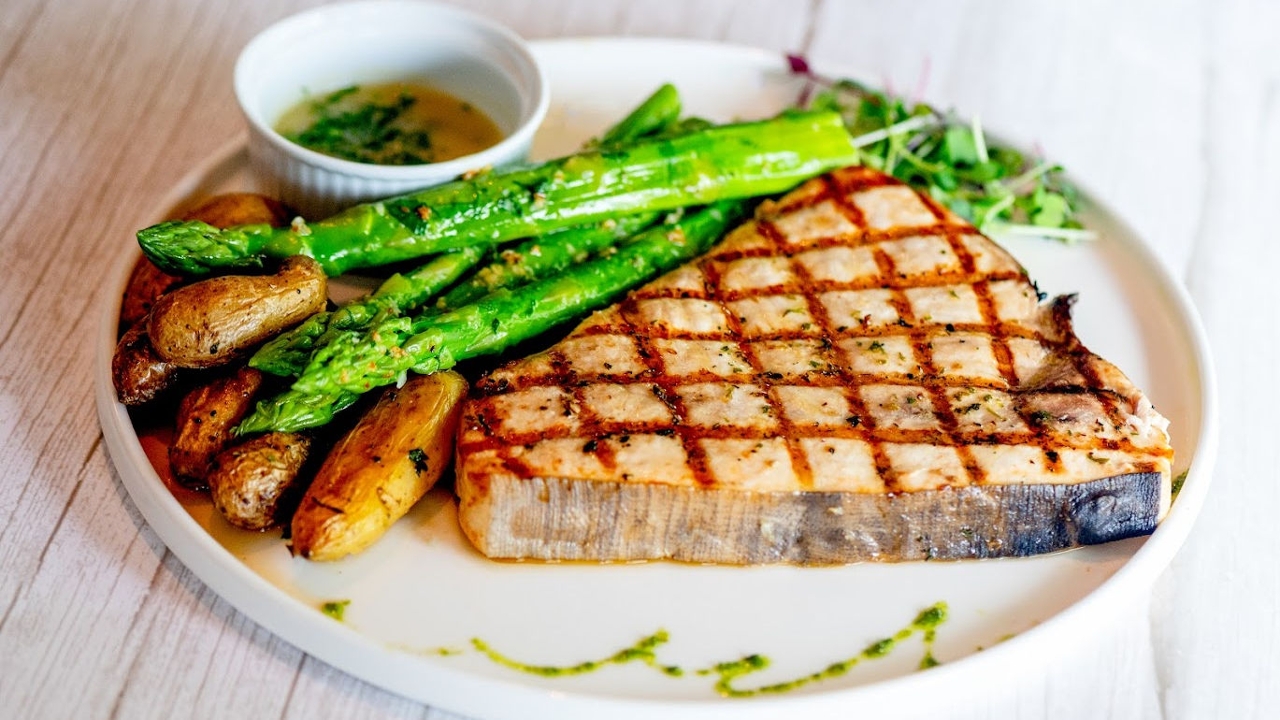 Grilled Swordfish.