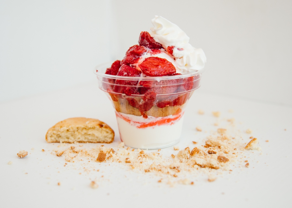 Strawberry Shortcake Sundae.