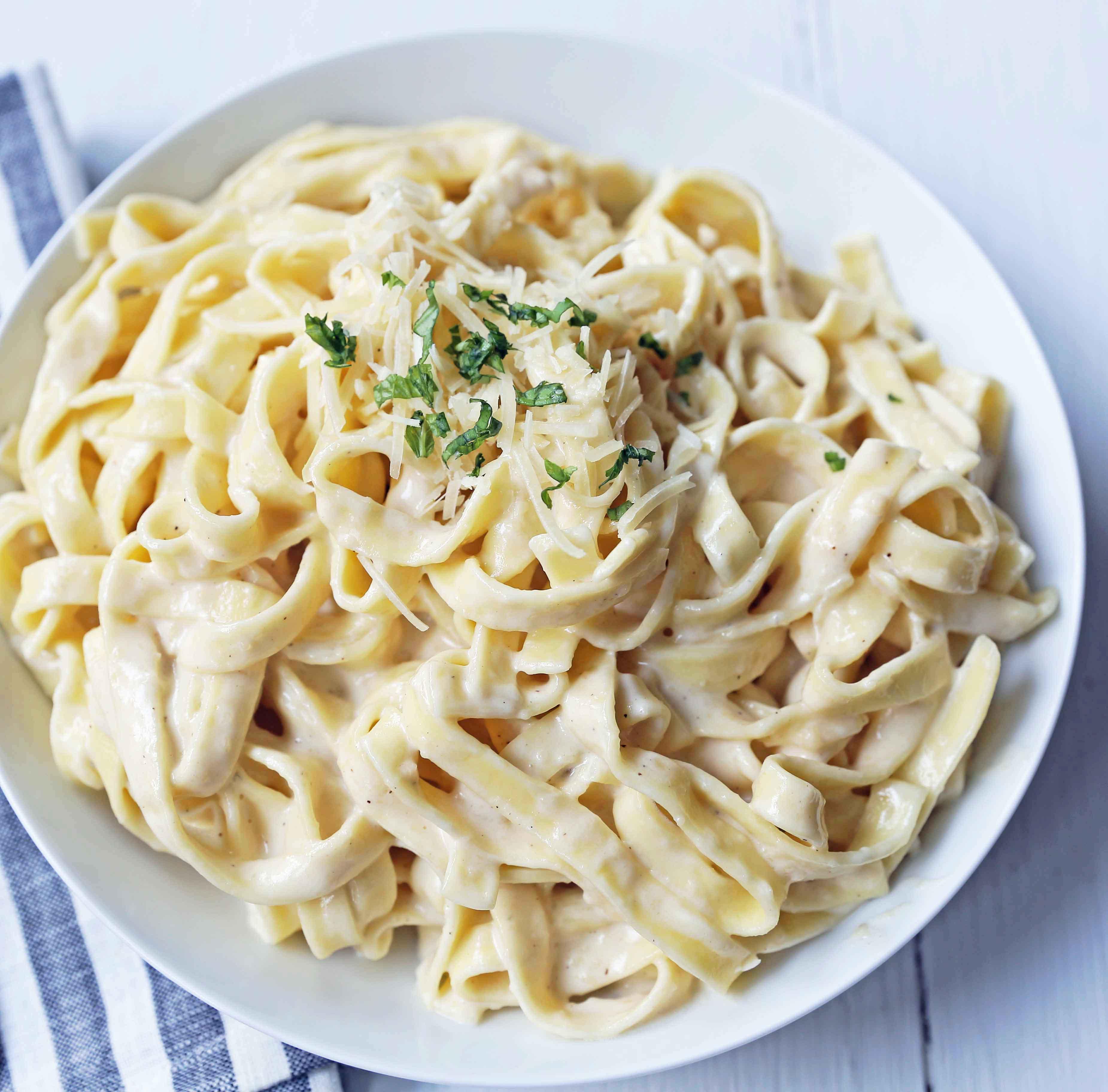Pasta Alfredo.