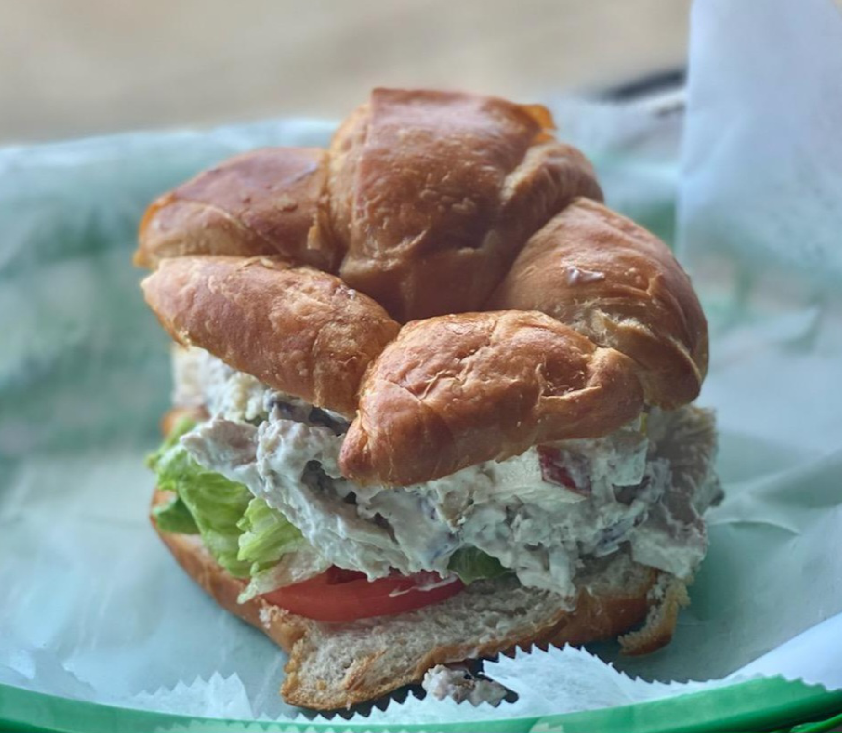 Chicken Salad Crossiant.