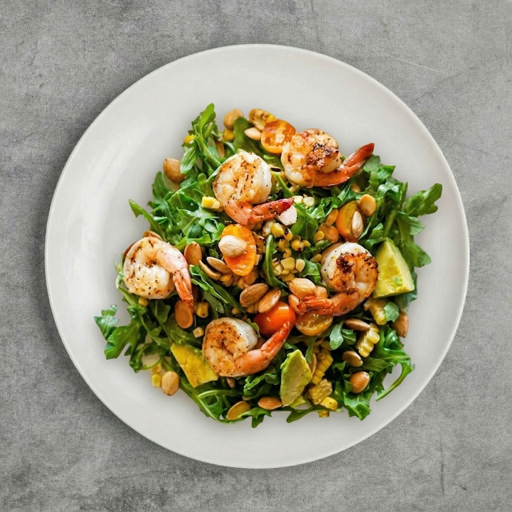 Grilled Shrimp Salad.
