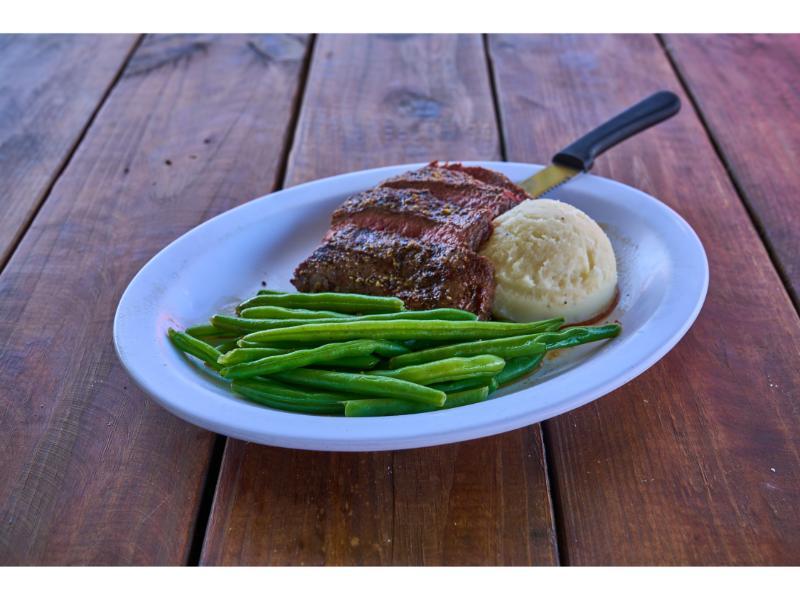 Grilled Flat Iron Steak.
