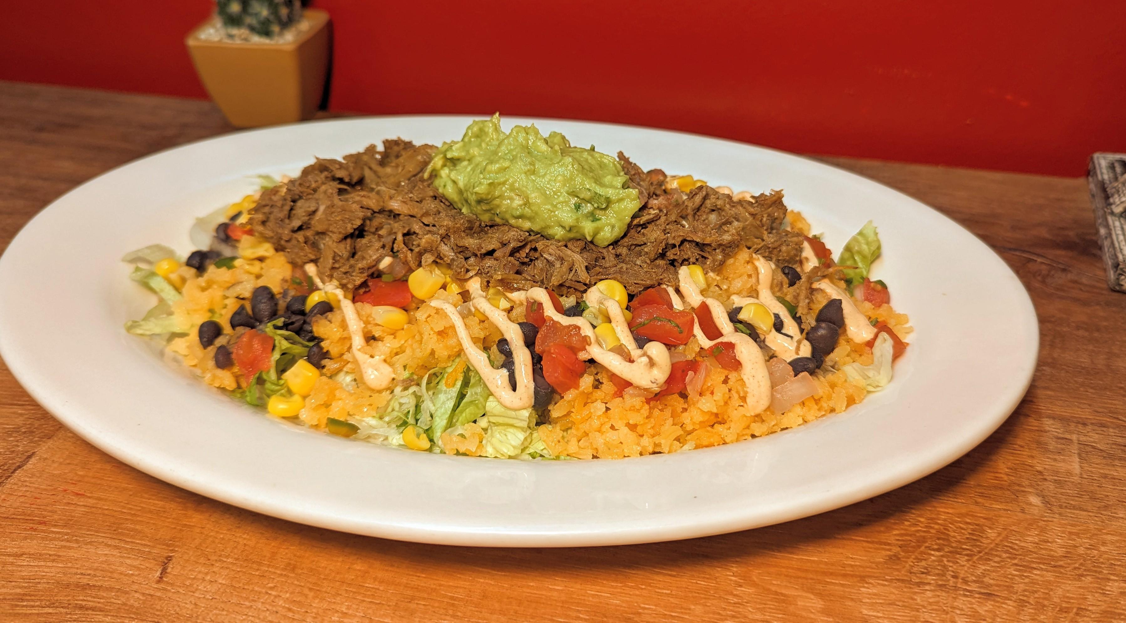 Grilled Chicken Burrito Bowl.