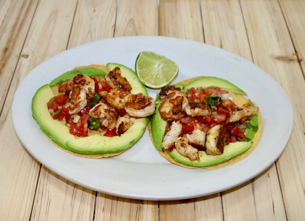 Tostadas De Camaron.