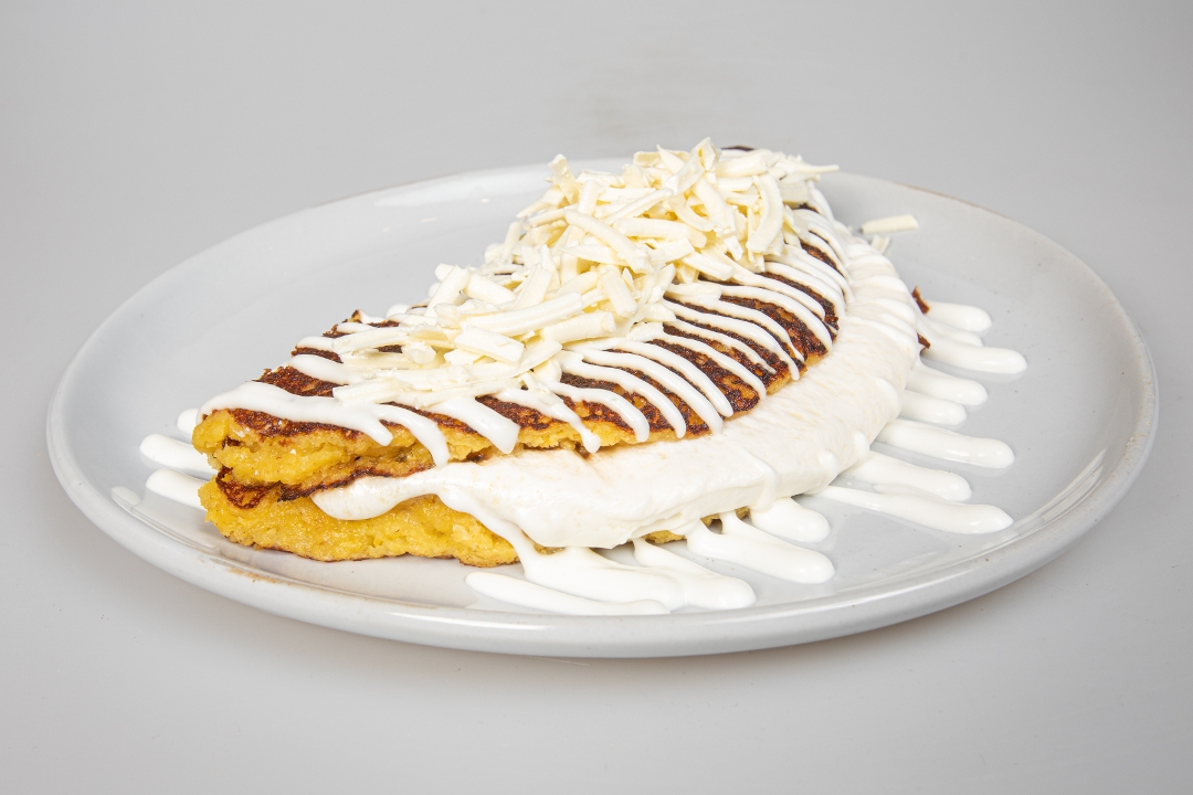 Cachapa with cheese.