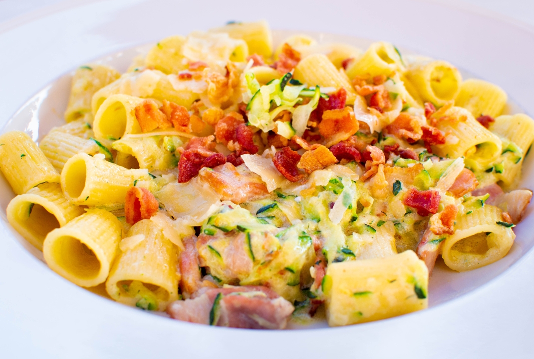 Zucchini e Bacon.