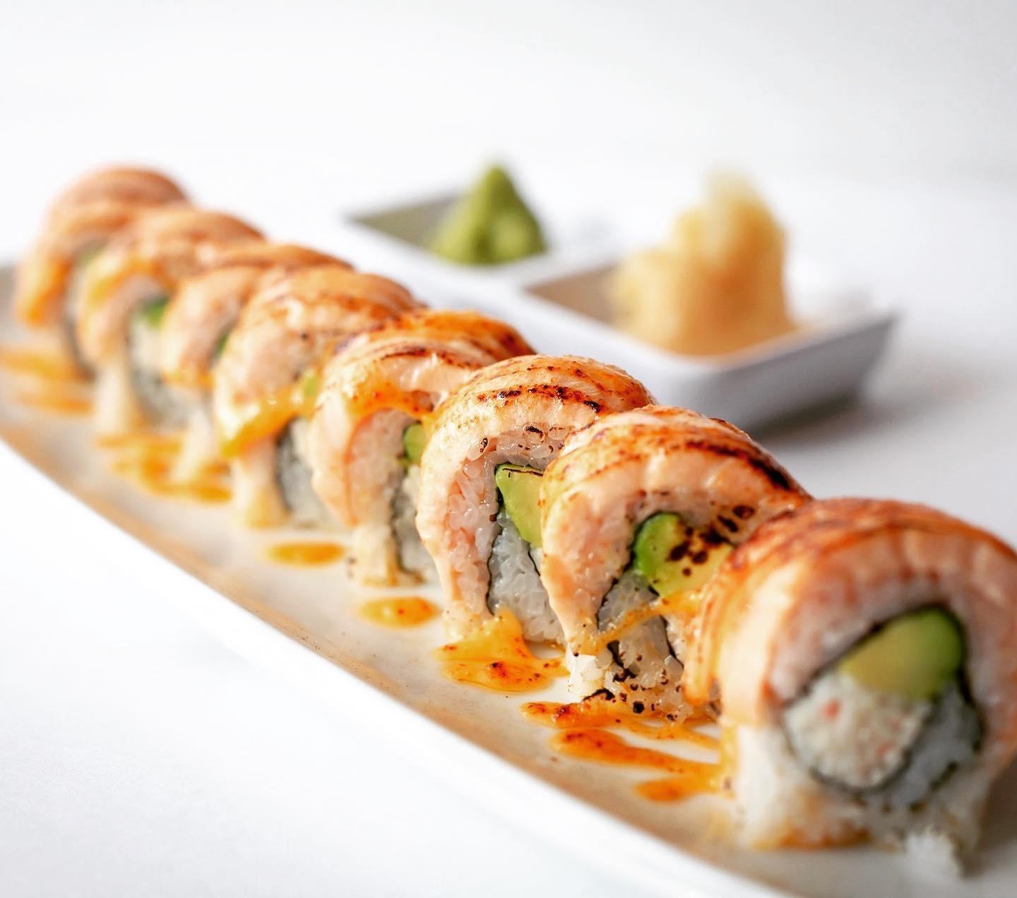 BAKED SALMON ROLL.