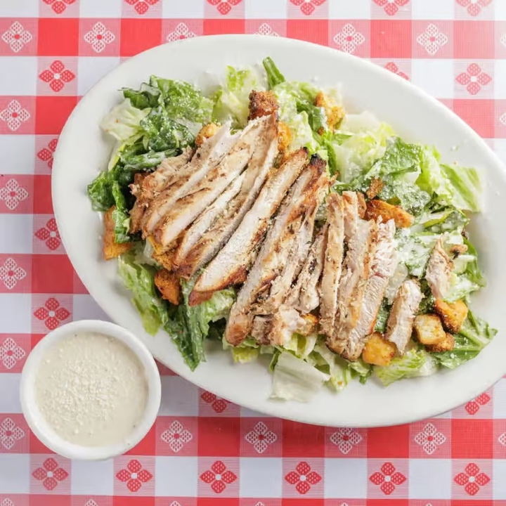 Chicken Caesar Salad Half Tray.