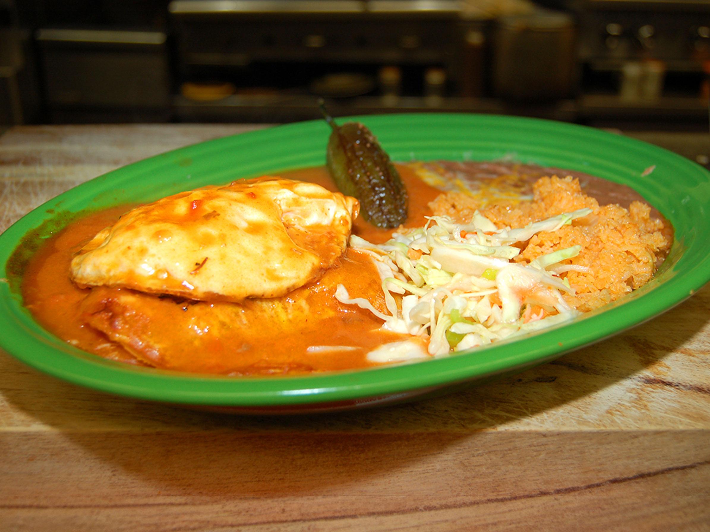 Enchiladas Montadas.