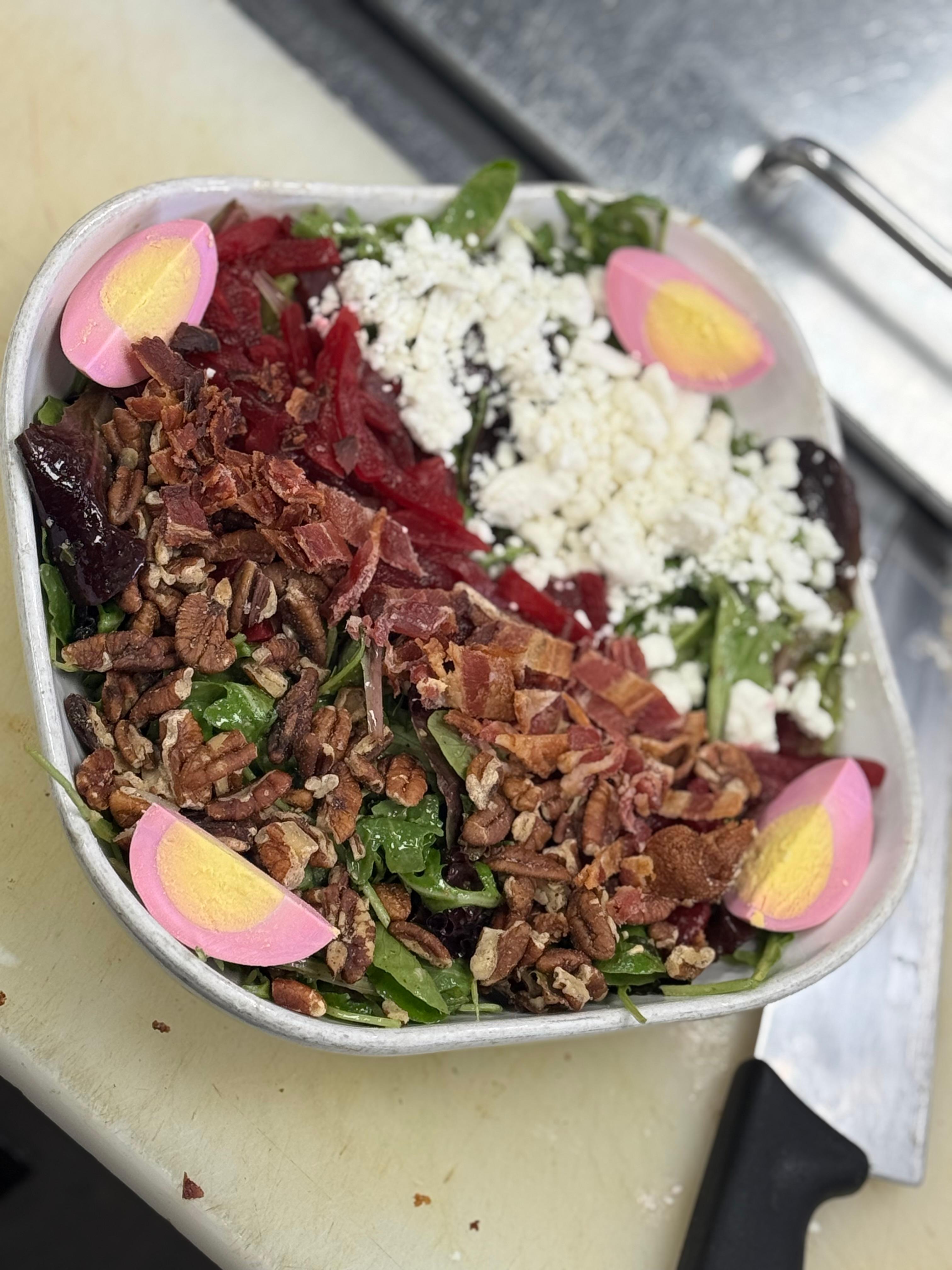 Beet & Goat Salad.