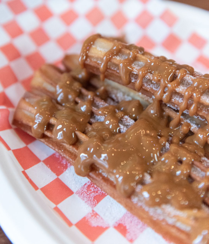 Churros with Dulce de Leche.