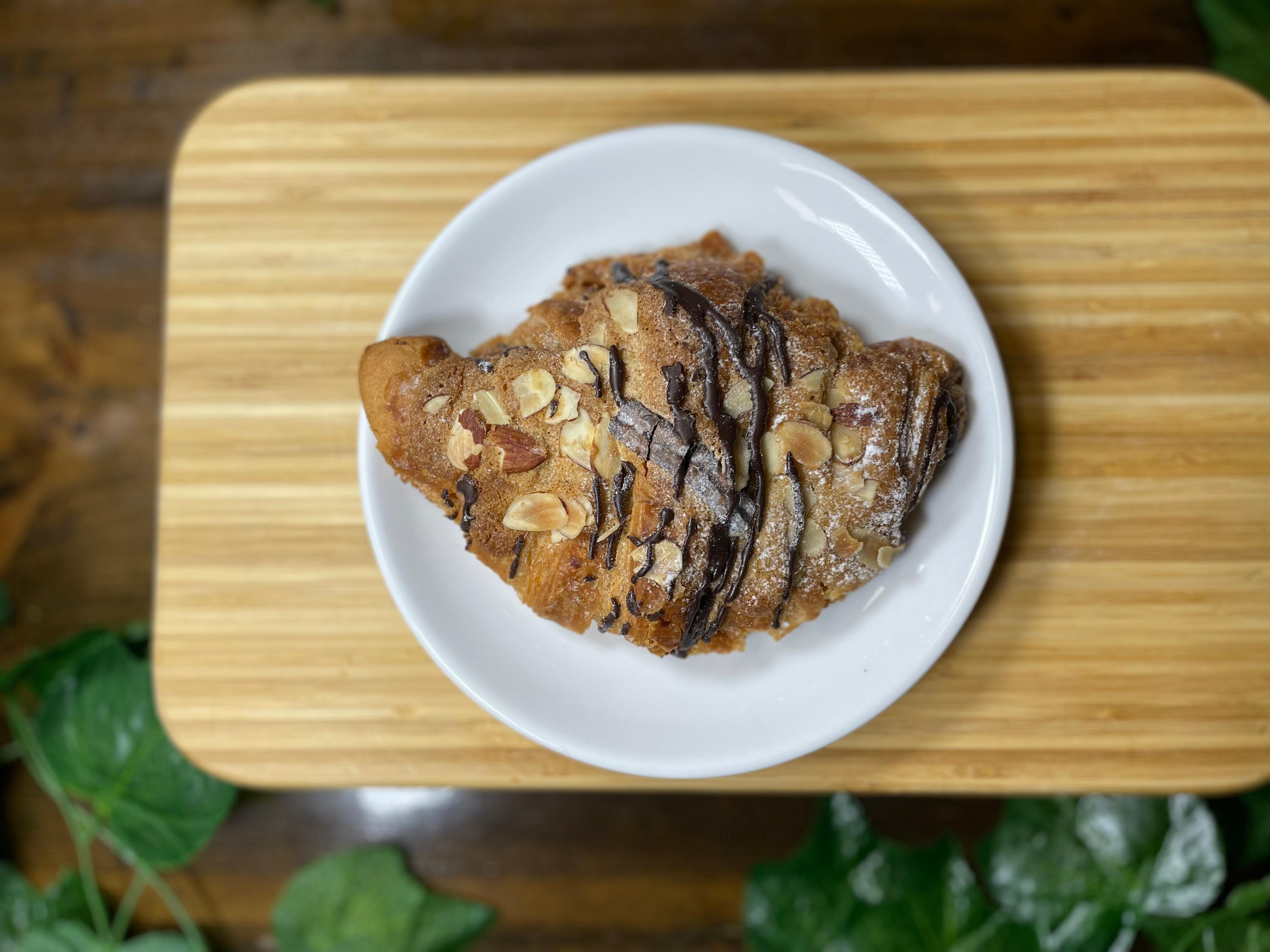 Chocolate Almond Croissant.