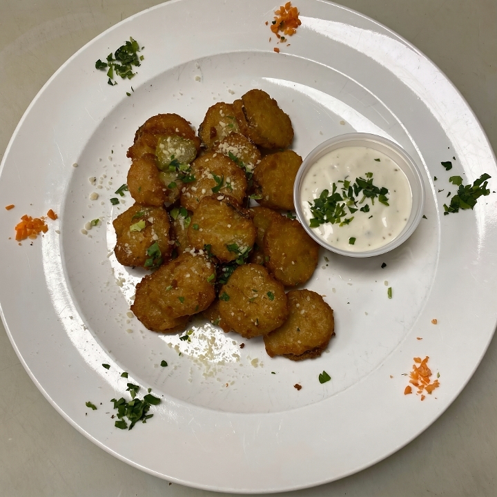 Fried Pickles Appetizer.