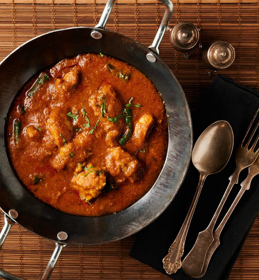 Achari Chicken Curry.