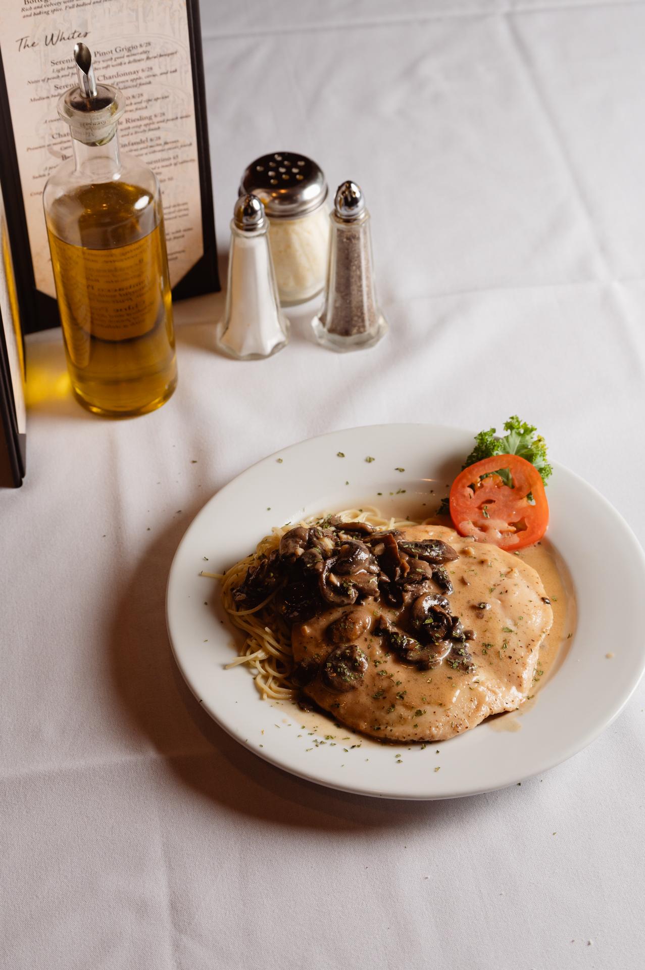 Fresh Veal Marsala w/ Angel Hair.