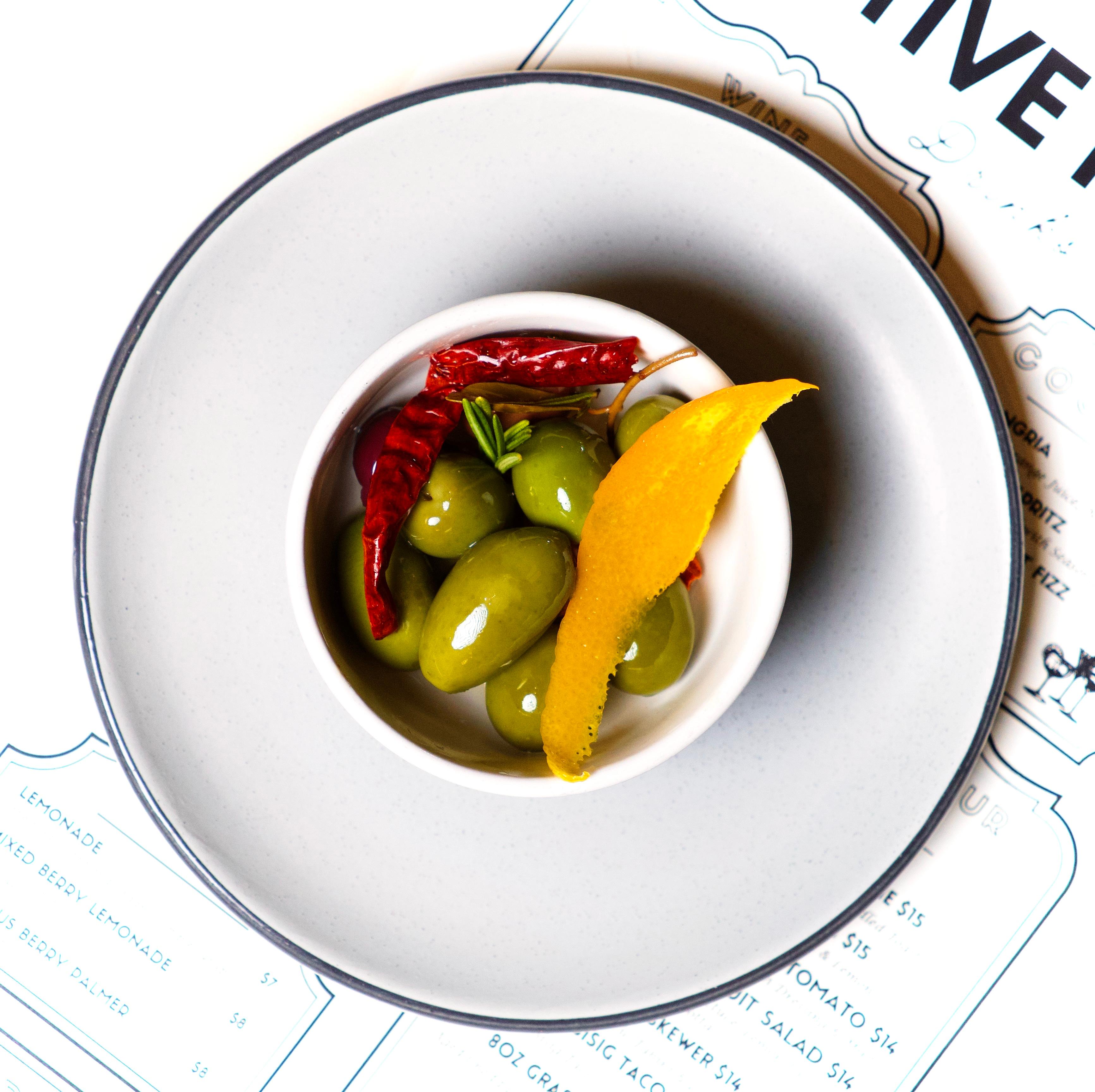 Marinated Olives.
