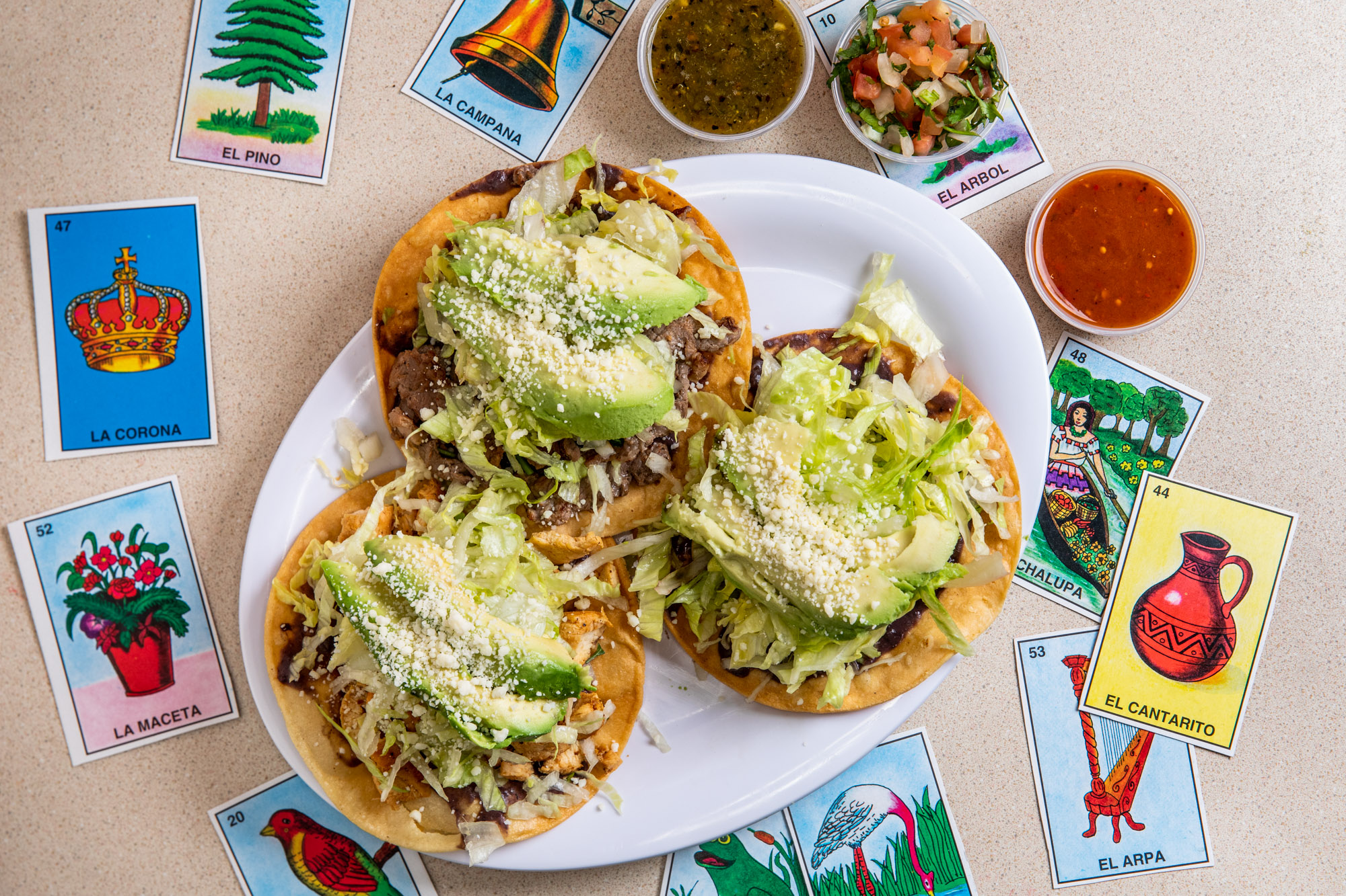 Chicken Tostada (Single).