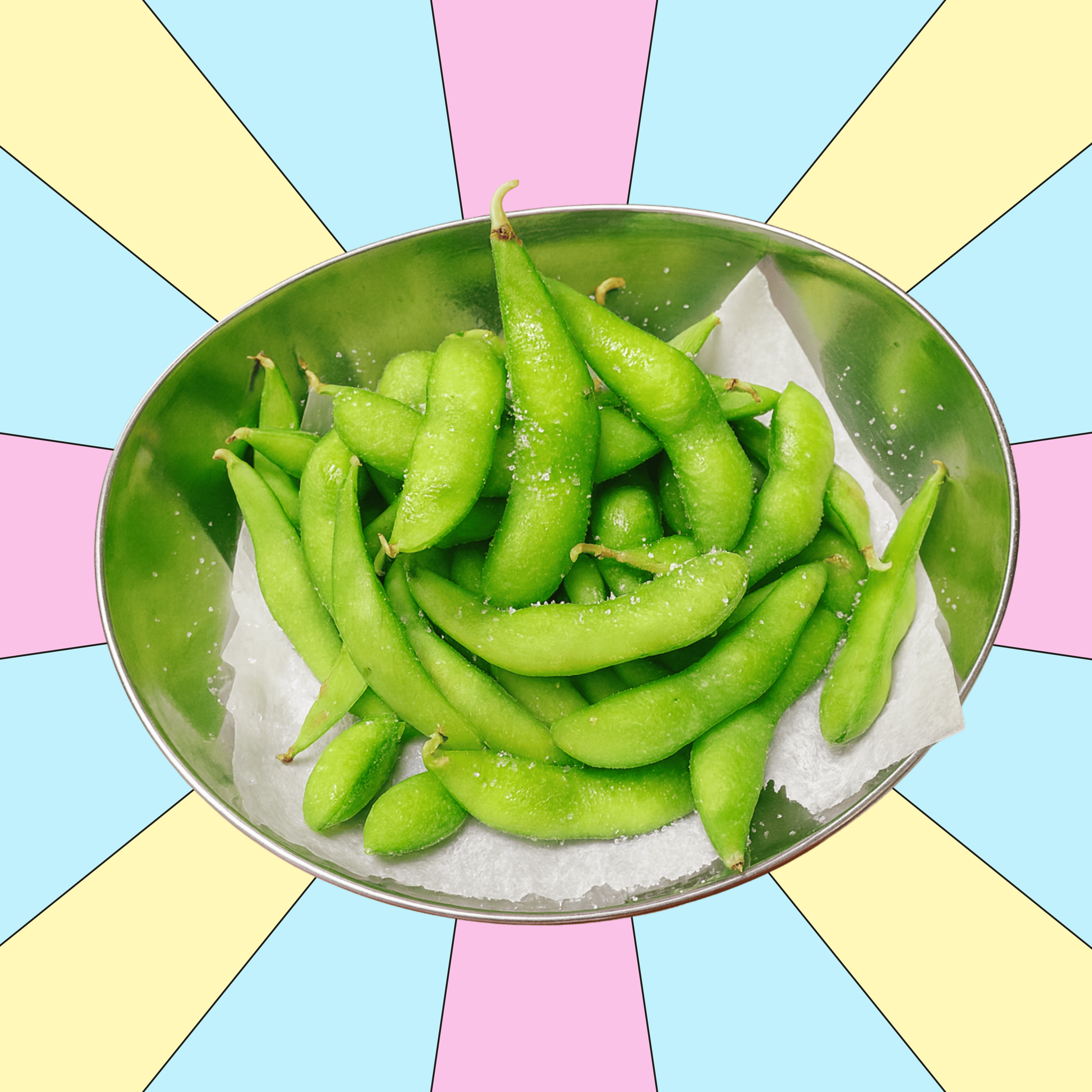 Steamed Edamame.