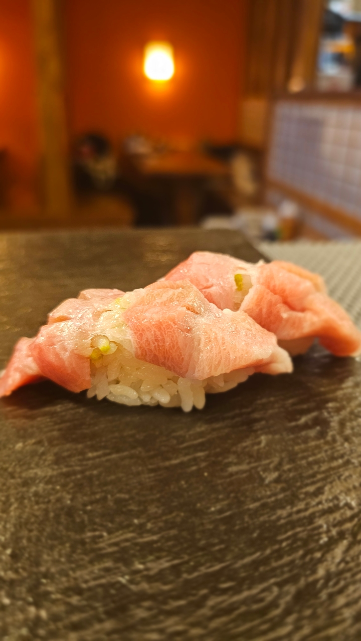 N Otoro (bluefin tuna).