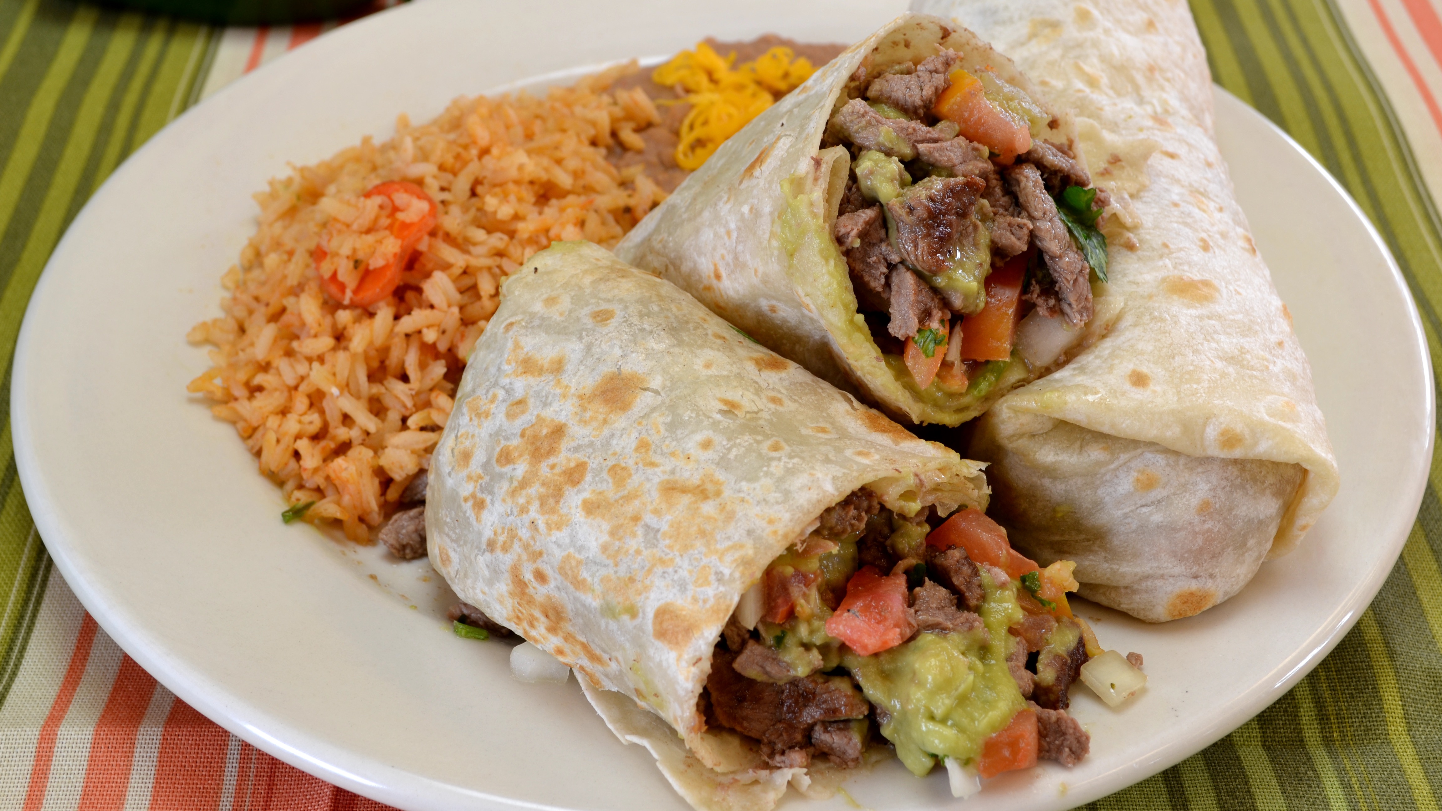 #1 Carne Asada Burrito Combo.