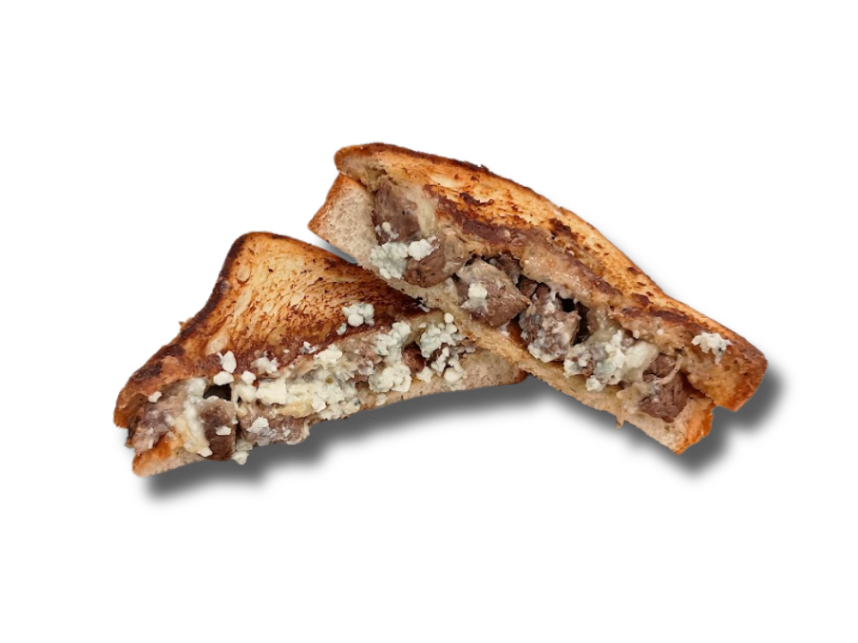 Blackened Steak & Blue Cheese Melt.