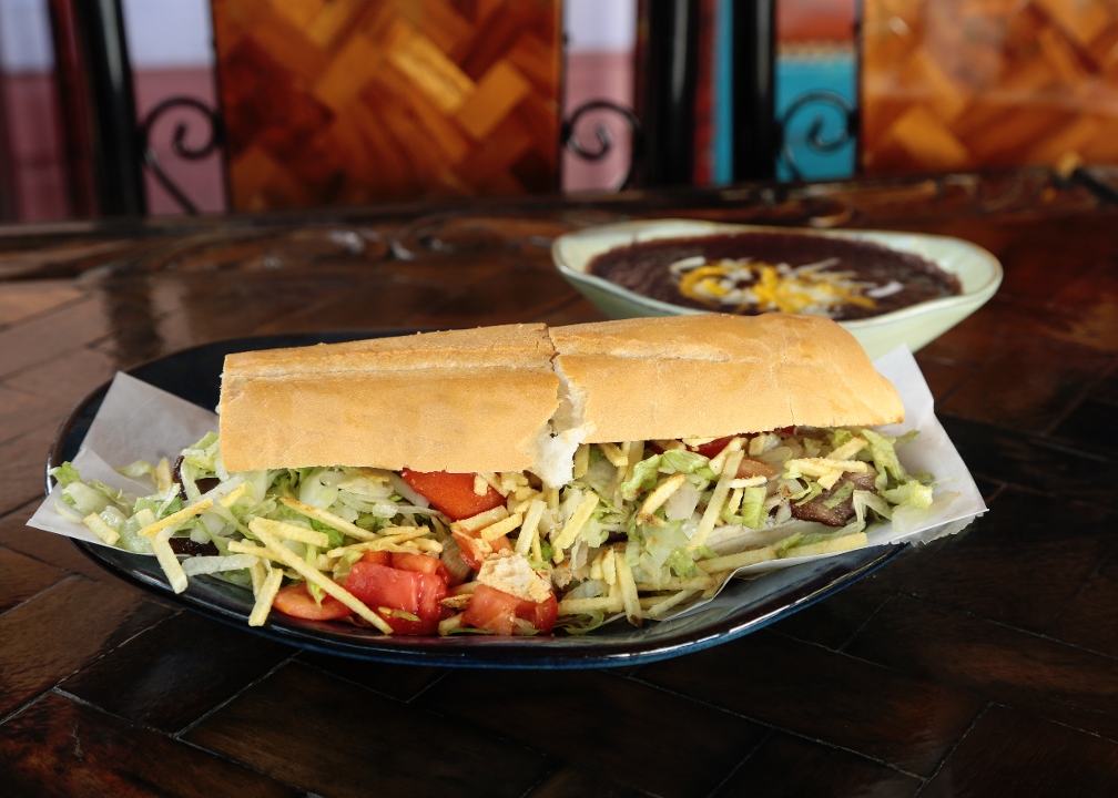 L-PAN CON BISTEC.