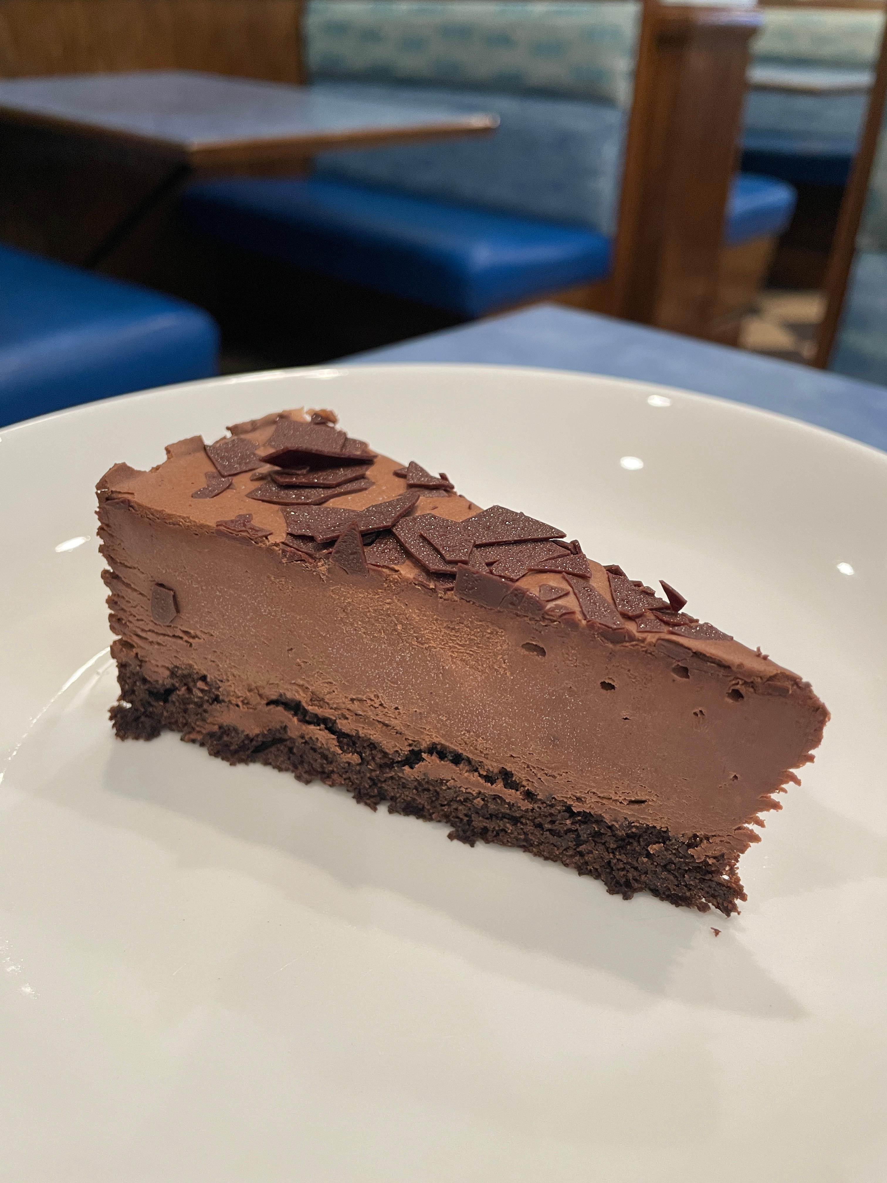 Chocolate Mousse Cake.