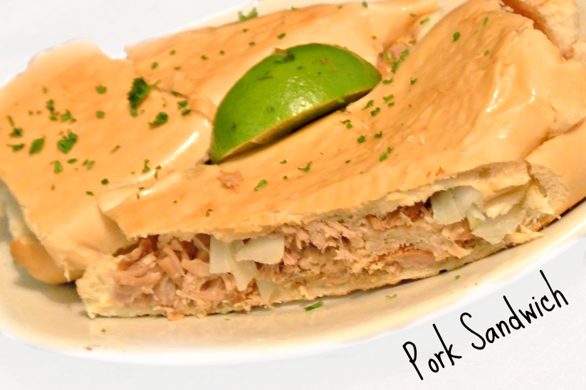 Pork Sandwich.
