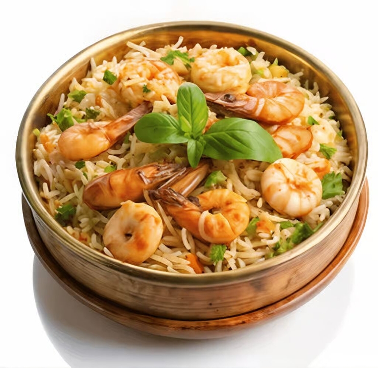 Shrimp Biryani.