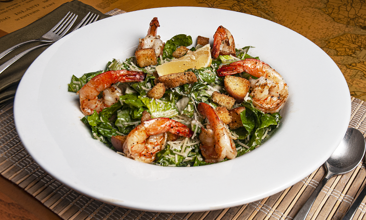 Caesar w/Shrimp.