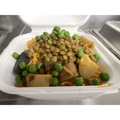 SIDE AFRICAN VEGETABLE DIRT RICE (V).