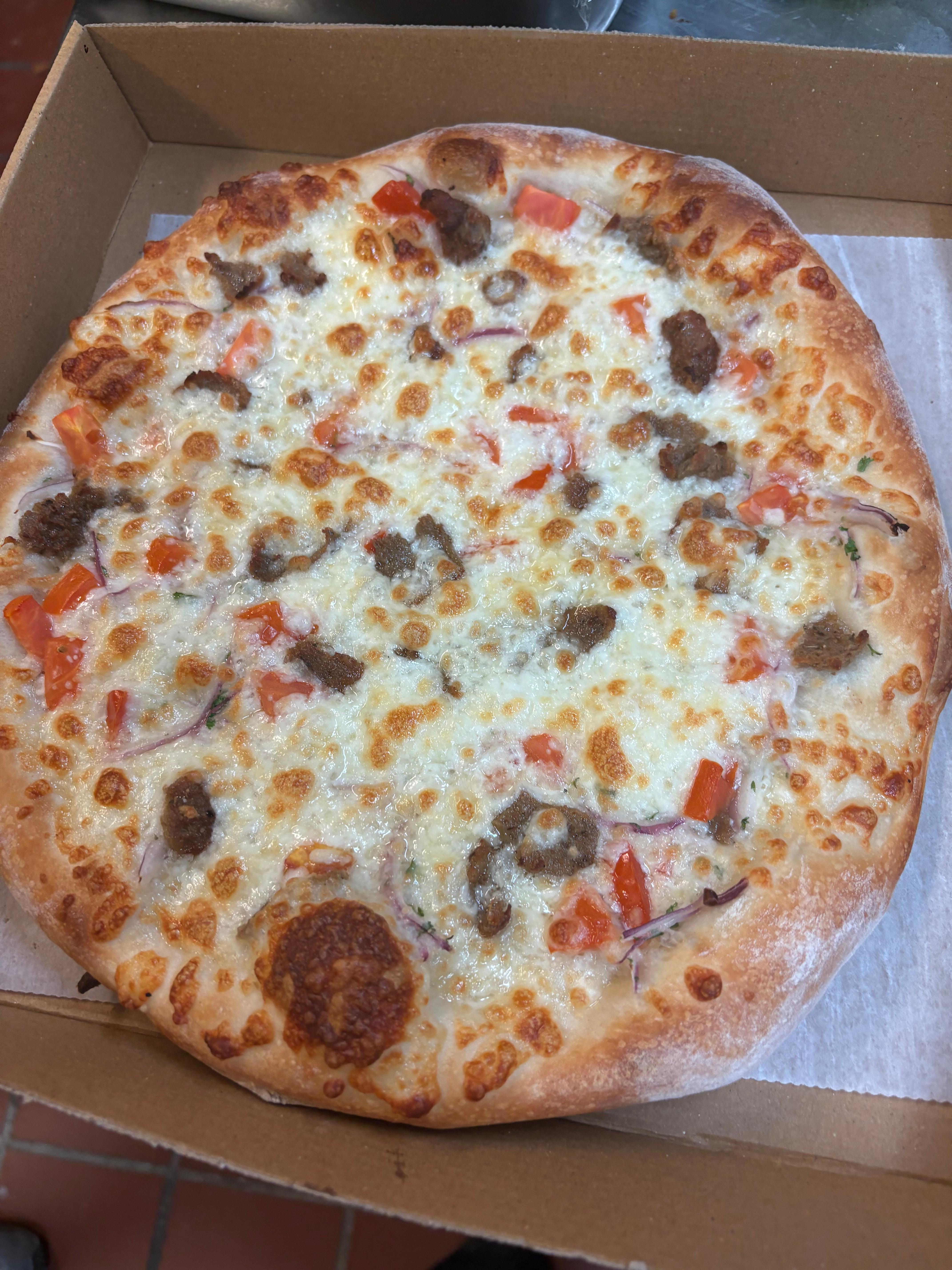 Mediterranean Pizza.